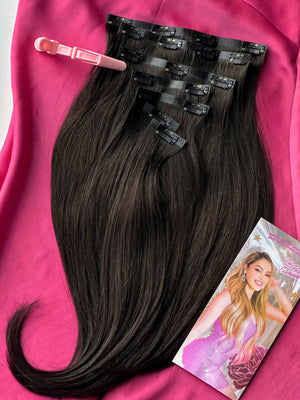 Dark brown #1b 22” 200g