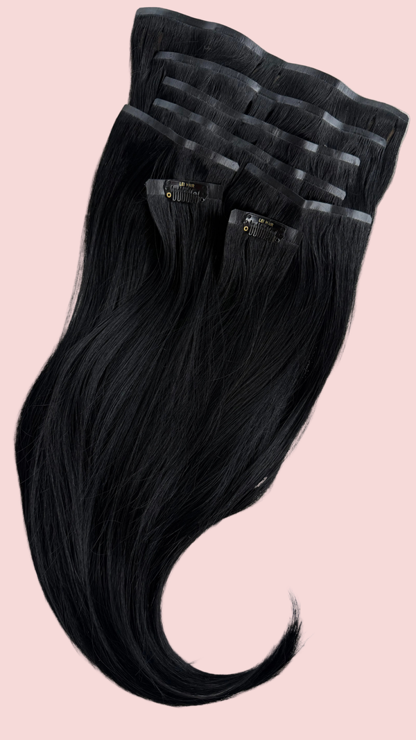 #1 Negro Fit Clips 18” – 150 g