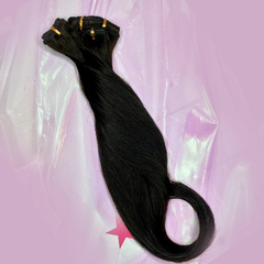 18” #1 Negro intenso clip-on