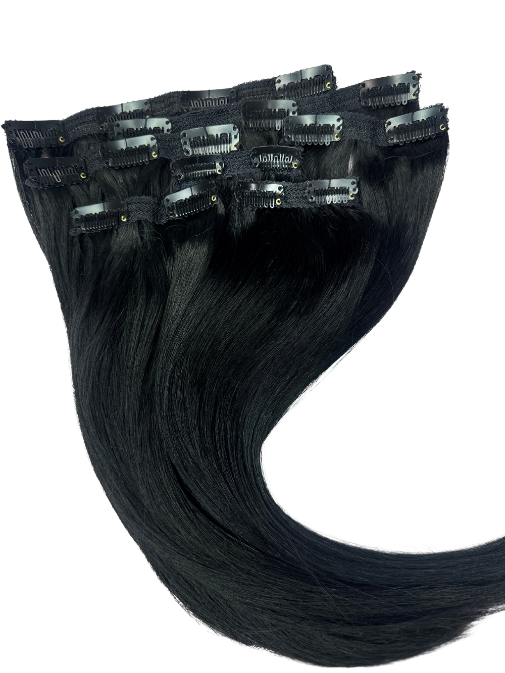 14” clip on #Negro