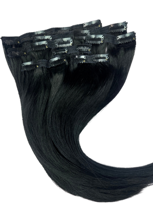 14” clip on #Negro