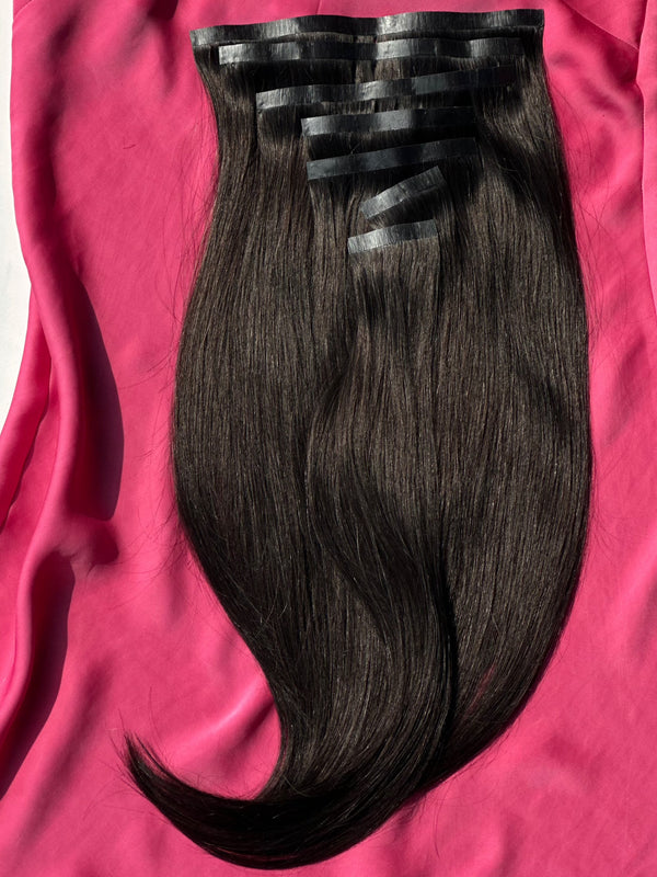 Dark brown #1b 18” 150g