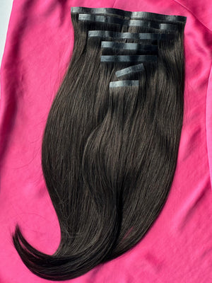 Dark brown #1b 18” 150g