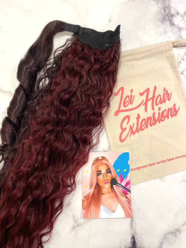 Burgundy super wave