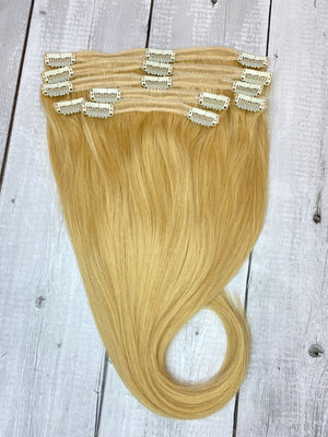 22” #613 blonde clip-on