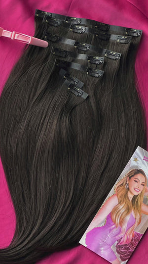 Dark Brown #1b 22” 200g